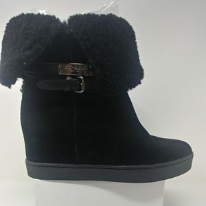 Coach Booties black never used size 9